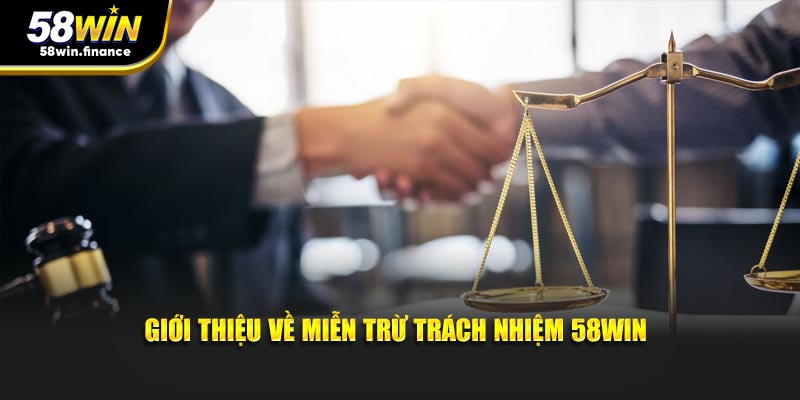 Giới thiệu về miễn trừ trách nhiệm 58win